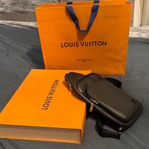 Louis Vuitton Black Belt Bag for Men
